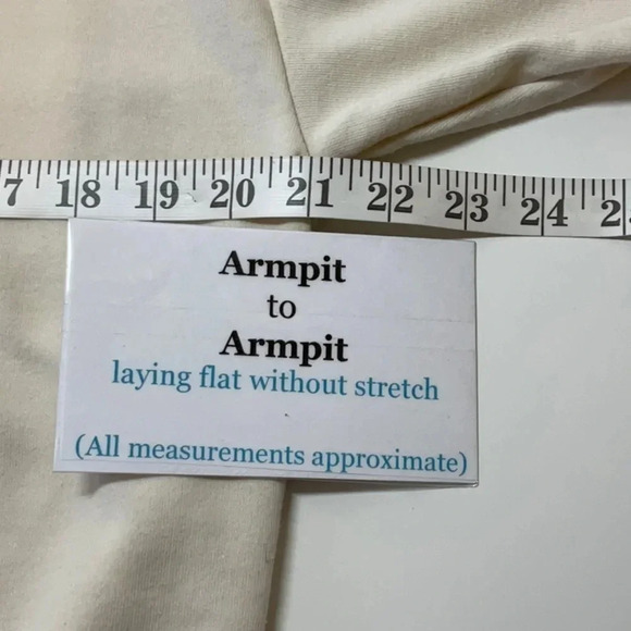 Banana Republic Funnel Neck Tie Waist Sweatshirt Cream Small - Picture 6 of 8